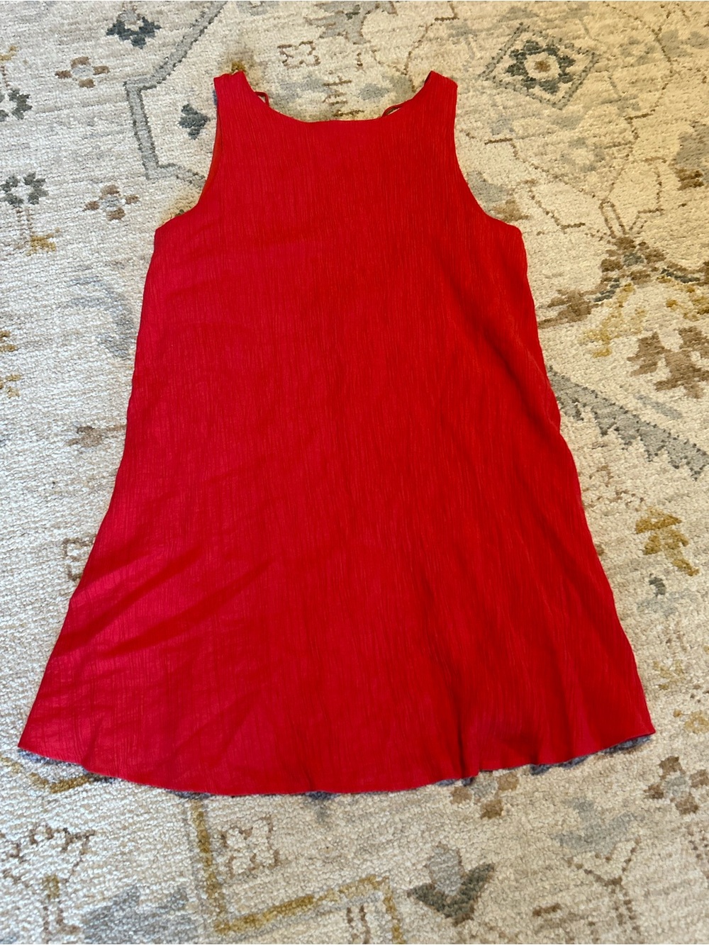 Abercrombie & Fitch Red Sleeveless Mini Dress